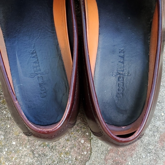 Cole Haan size 12 men's loafers with tassels EUC - Picture 9 of 11